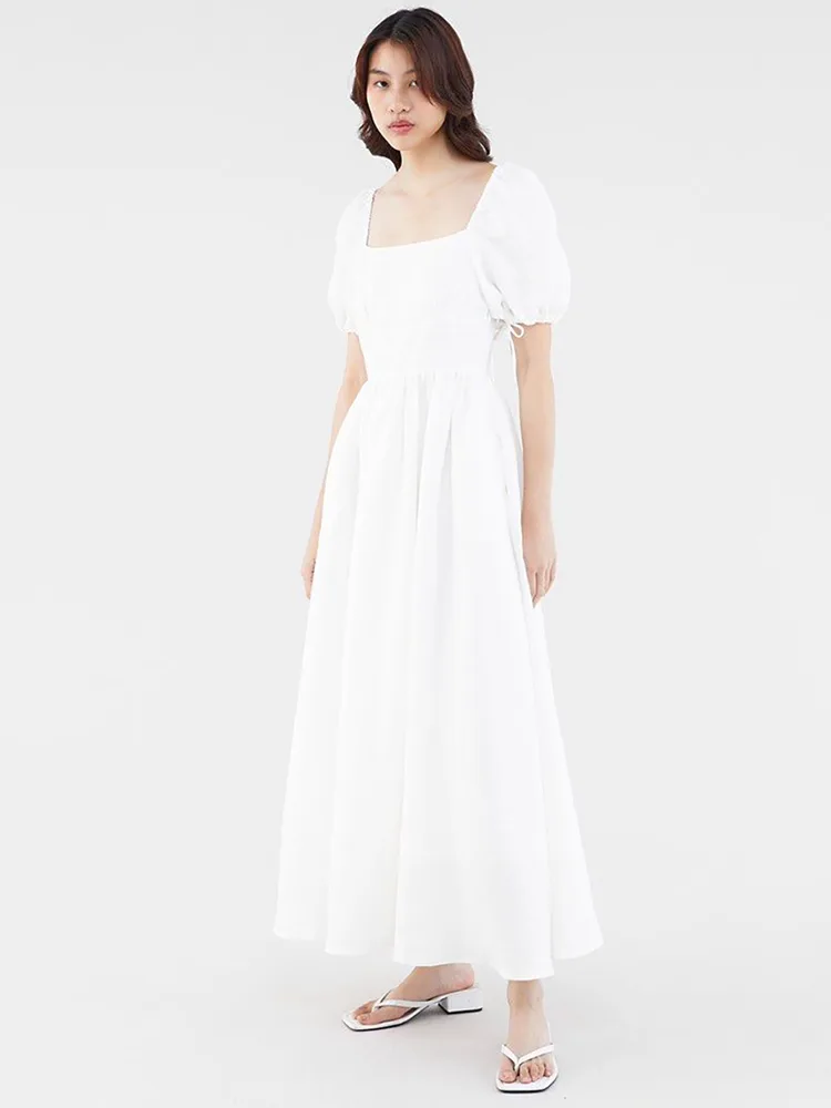 Can Our Short Sleeve Cotton Linen Maxi Dress Redefine Your Sustainable Style?