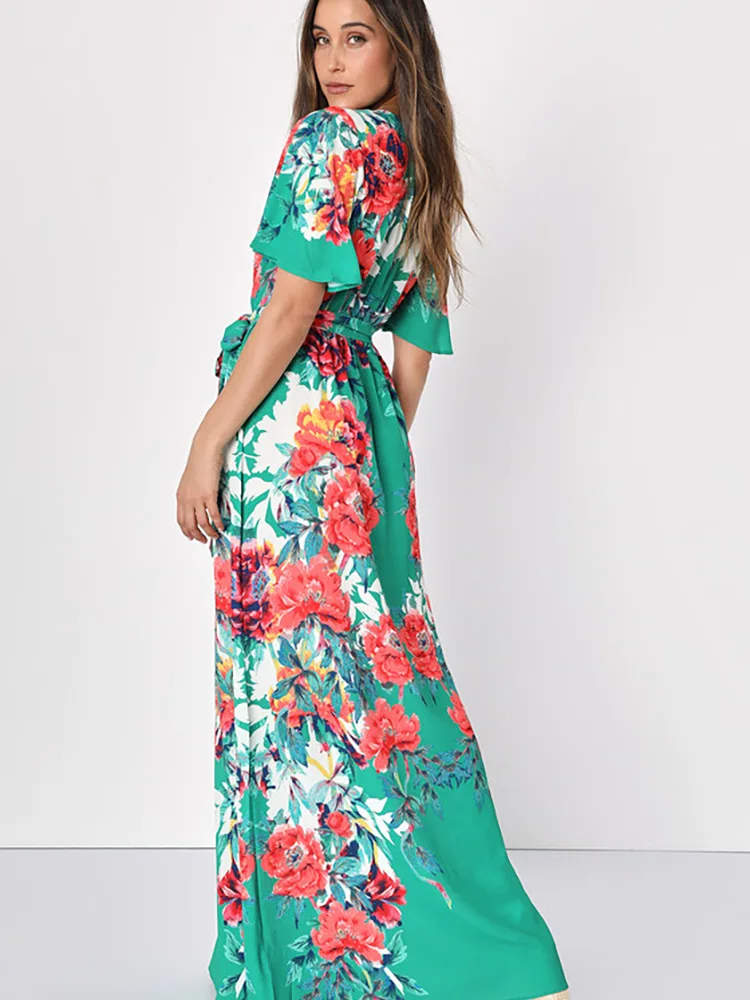 Boho Vacation Mini Casual Ladies Dress