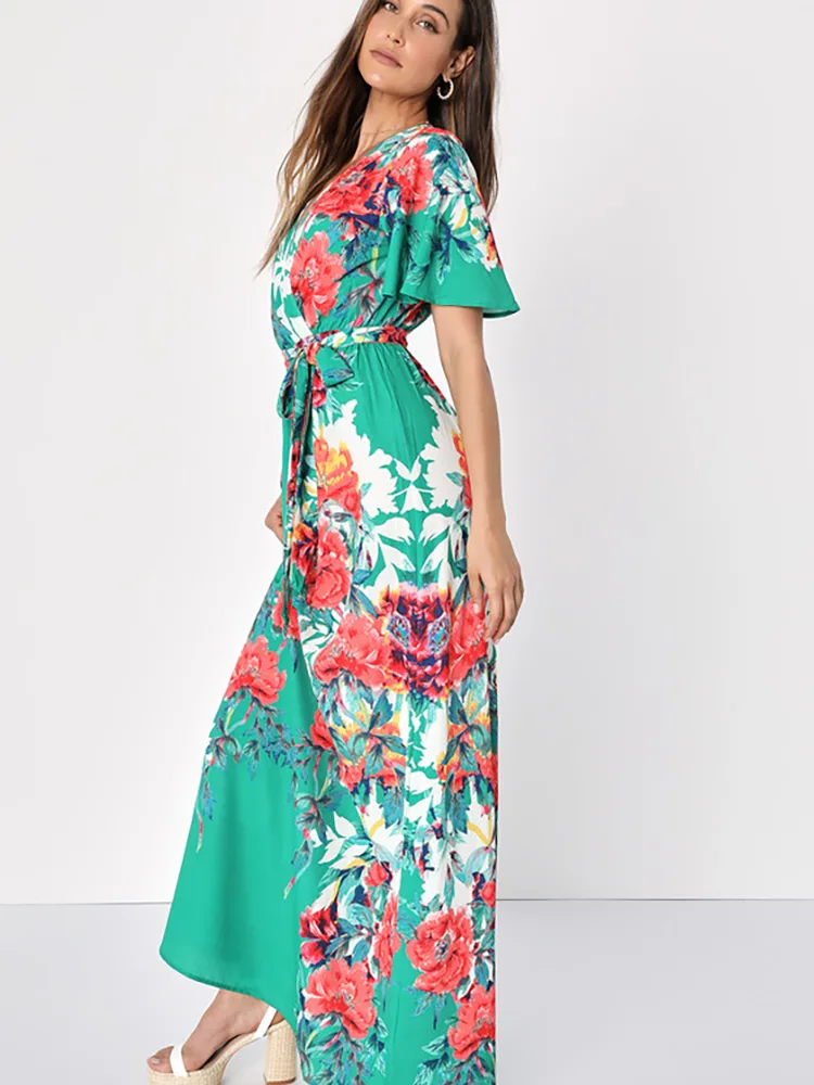 Boho Vacation Mini Casual Ladies Dress