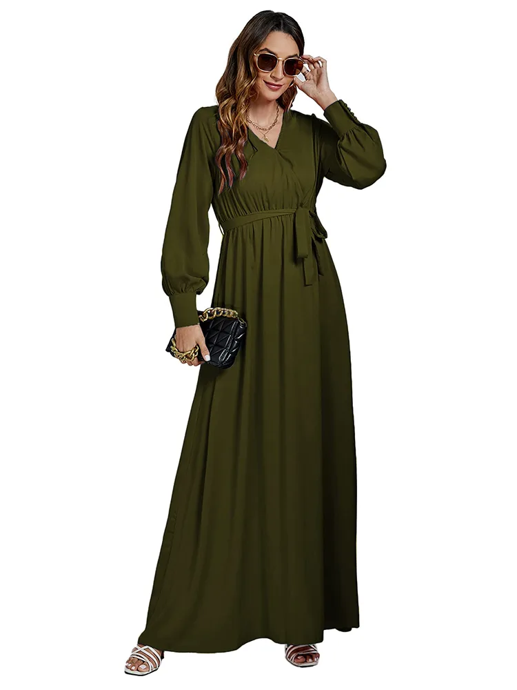 Has the Tunic Ruffle Long Maxi Women Dress Hit the Fashion Scene?